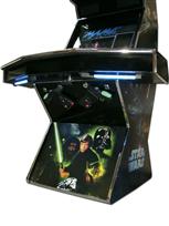 45 4-player, star wars, lighted, blue buttons, blue trackball