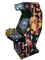 35 2-player, lighted, blue buttons, blue trackball, arcade classics, coin door