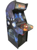 668 2-player, black buttons, red trackball, black trim, arcade