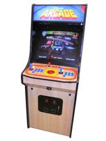 1060 2-player, blue buttons, red buttons, red trackball, black trim, arcade classic