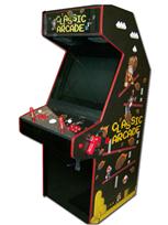 180 2-player, arcade classics, donkey kong, red buttons, white trackball, black
