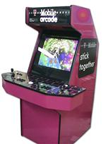 146 4-player, t mobile, black buttons, white trackball, pink