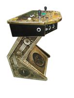 303 2-player, steampunk, black buttons, blue trackball