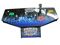 279 4-player, lighted, blue flames, pierce