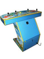 269 4-player, the simpsons, blue, red buttons, blue buttons, green buttons, orange buttons, yellow trackball
