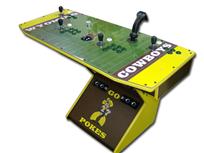 234 4-player, green buttons, sports, cowboys, wyoming, yellow, gtron joystick, spinner, green trackball