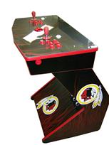 218 2-player, sports, football, redskins, red buttons, red trackball