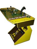 220 4-player, green buttons, sports, cowboys, wyoming, yellow, gtron joystick, spinner, green trackball