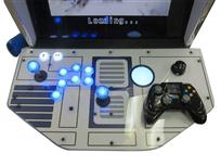 773 2-player, blue buttons, lighted, blue trackball, silver trim, spinner, star wars