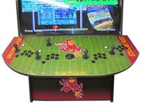 781 4-player, black buttons, clear trackball, black trim, sun devils, devil