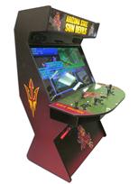 783 4-player, black buttons, black trackball, black trim, sun devils, devil