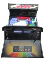 1159 4-player, yellow buttons, green buttons, blue buttons, red buttons, lighted, white trackball, black trim, arcade, old nintendo controller